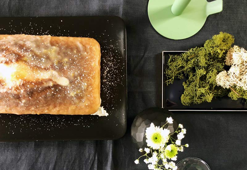 Express Kuchen Rezept zum nachbacken - Bild Kuchen mit Tischdeko